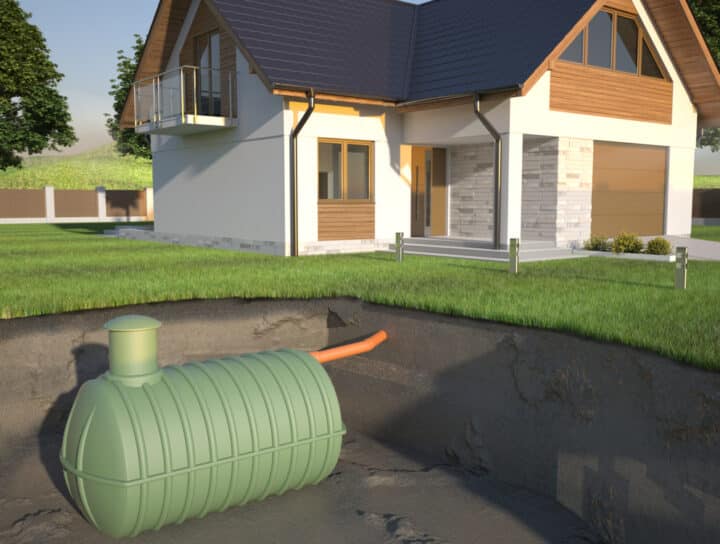 Kan een betonnen septic tank ook gebruikt worden om regenwater op te vangen