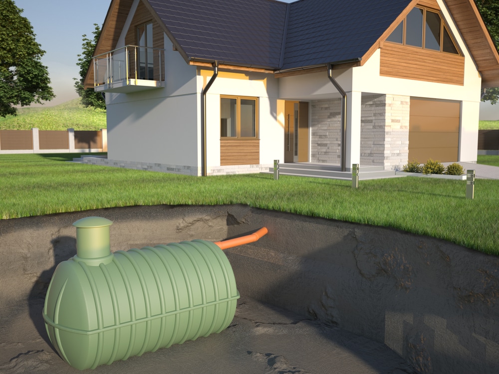 Kan een betonnen septic tank ook gebruikt worden om regenwater op te vangen